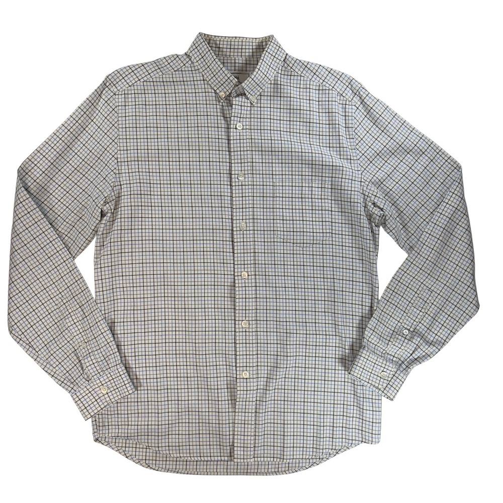 Ami Alexandre Mattiussi Men's‎ Button Down Shirt Size 41 Blue Check Cotton